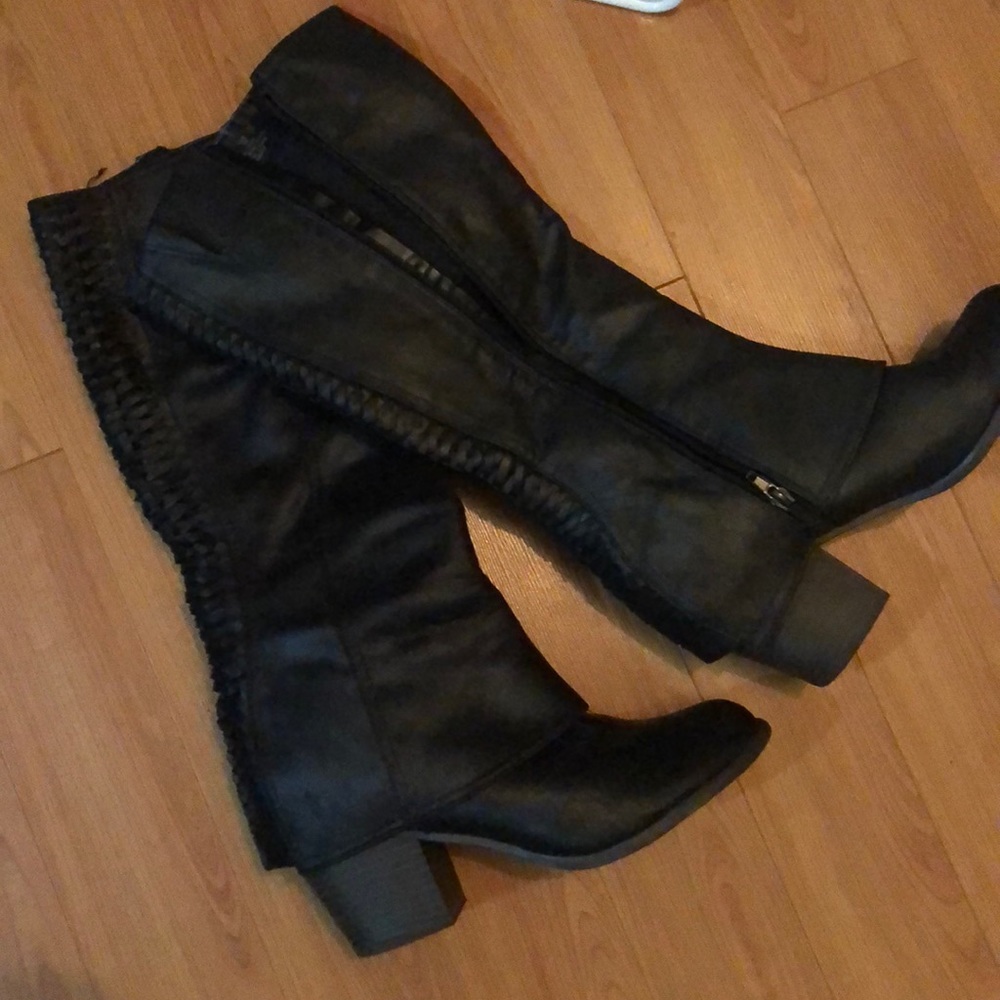 Black Calf Boots-On Sale!